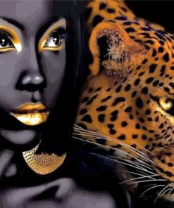 black-woman-and-tiger-paint-by-numbers