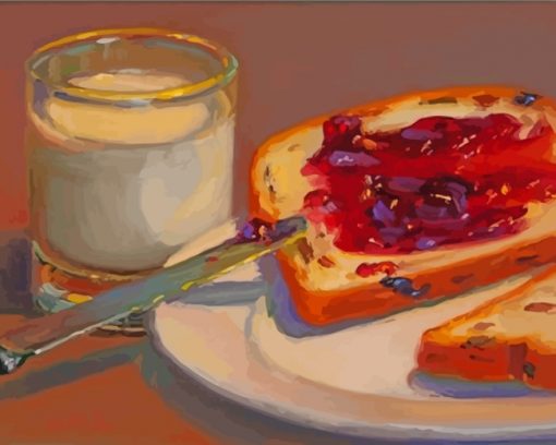 bread-and-milk-still-life-paint-by-numbers