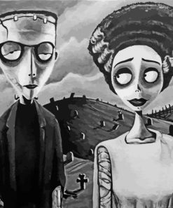 bride-and-frankenstein-art-paint-by-numbers