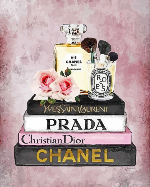 Chanel Perfume Bottle - Paint By Number - Num Paint Kit