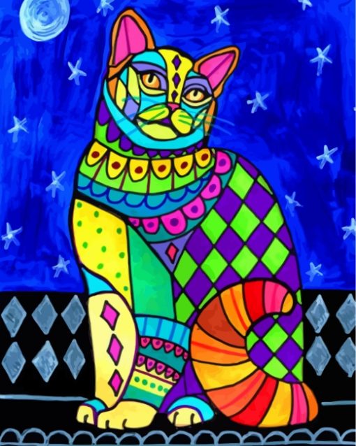 colorful-cat-paint-by-numbers