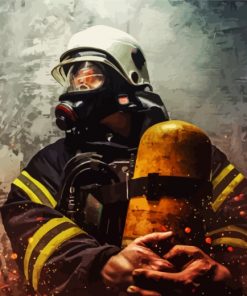 cool firefighter-paint-by-numbers