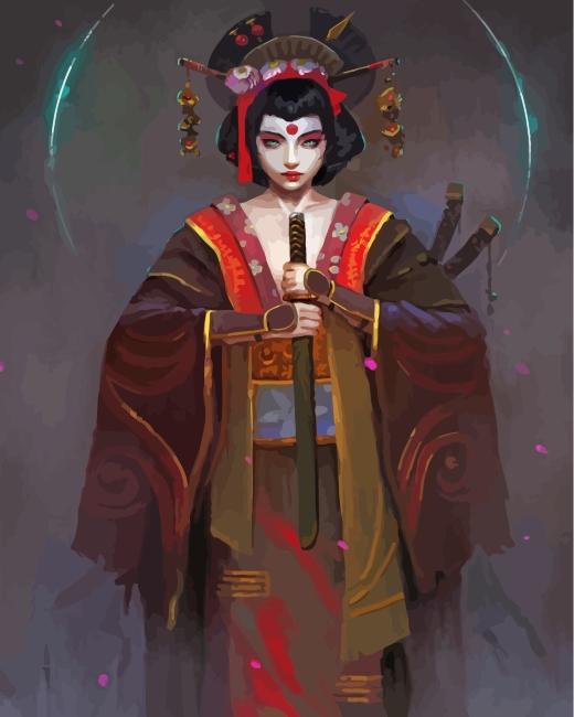 cool-geisha-paint-by-numbers