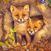cute-baby-foxes-paint-by-numbers
