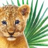 cute-baby-lion-paint-by-numbers