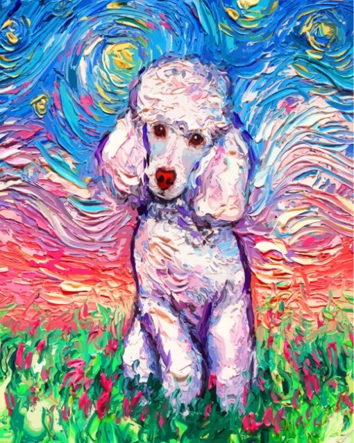 cute-poodle-paint-by-numbers