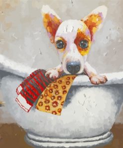 dogs-in-bathtub-paint-by-numbers