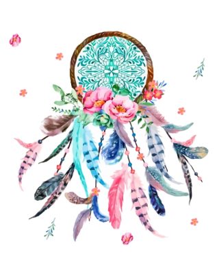 Dream Catcher With Feathers - Paint By Number - Num Paint Kit