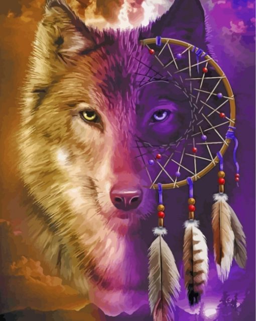 dreamcatcher-wolf-paint-by-numbers