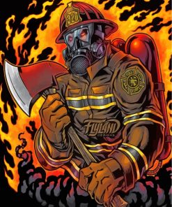 firefighter-paint-by-numbers