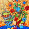 flowers-and-cups-paint-by-numbers