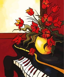 flowers-and-piano-paint-by-numbers