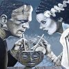 frankenstein-and-bride-art-paint-by-numbers