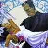 frankenstein-and-bride-paint-by-numbers