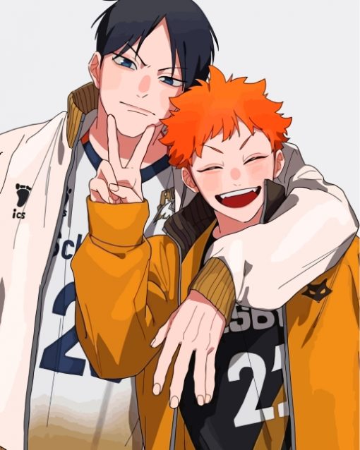 Tobio And Shoyo Hinata - Paint By Number - Num Paint Kit