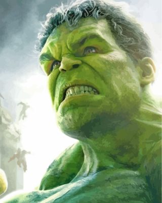 Hulk Hero - Paint By Number - Num Paint Kit