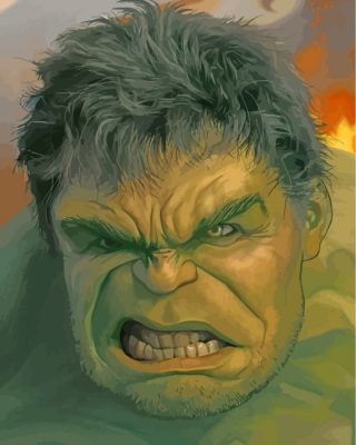 Hulk - Paint By Number - Num Paint Kit