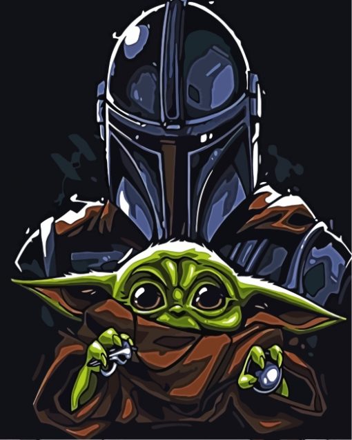 mandalorian-and-baby-yoda-paint-by-numbers