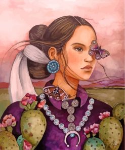 navajo--woman-paint-by-numbers