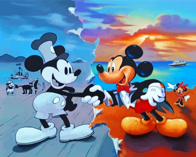 Disney Mickey Mouse Orchestra Paint By Numbers - NumPaints - Paint by  numbers