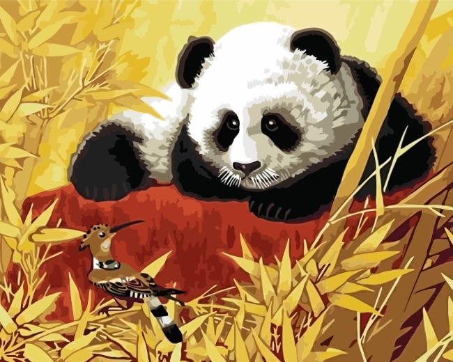 panda-and-bird-paint-by-numbers