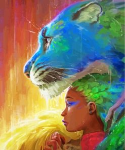 peafowl-lady-and-tiger-paint-by-numbers