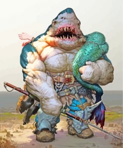 scary-shark-man-paint-by-numbers