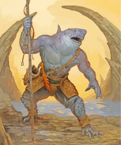 shark-man-paint-by-numbers