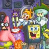 spongebob-halloween-paint-by-numbers