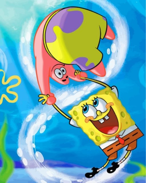 spongebob-squarepants-and-patrick-paint-by-numbers