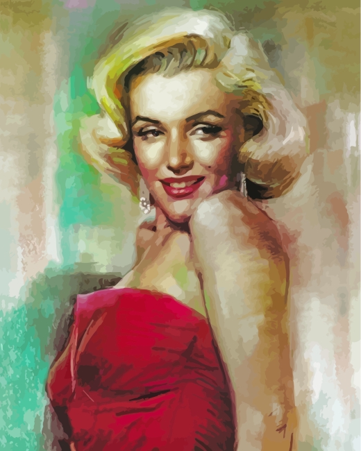 The Beautiful Marilyn Monroe - Paint By Number - Num Paint Kit