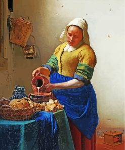 the-milkmaid-by-Johannes-Vermeer-paint-by-numbers