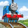 thomas the tank engine-paint-by-numbers