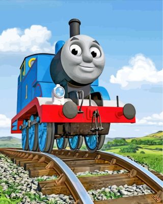 Thomas The Tank Engine - Paint By Number - NumPaint - Paint by numbers