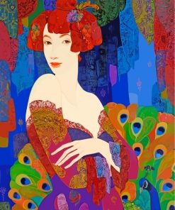 woman-and-peafowl-paint-by-numbers