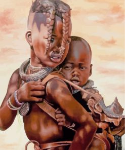 african-kids-paint-by-numbers