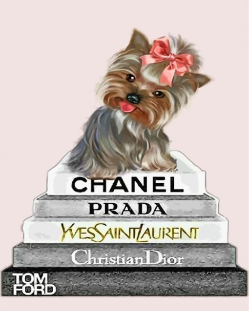 cute-puppy-chanel-paint-by-numbers