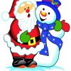 snowman-and-santa-claus-paint-by-numbers
