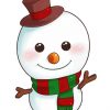 snowman-cute-christmas-paint-by-numbers