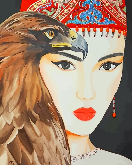 woman-and-eagle-paint-by-numbers