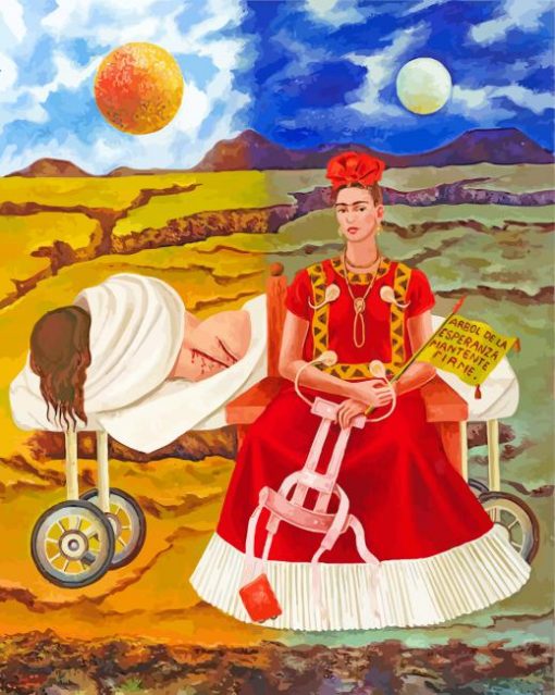 Tree of Hope By Frida Kahlo paint by numbers