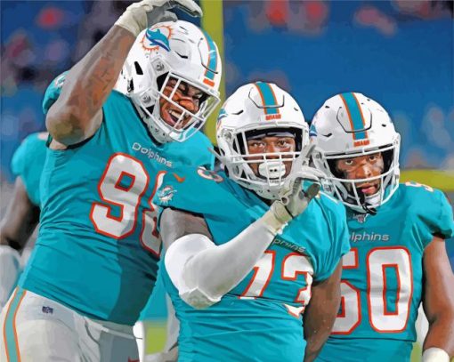 miami-dolphins-players-paint-by-numbers