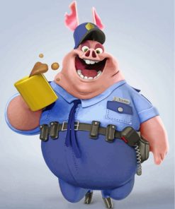 police-pig-paint-by-numbers