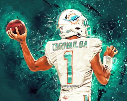 tua-tagovailoa-quarterback-miami-dolphins-paint-by-numbers