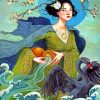 Aquarius Chinese Lady paint by numbers