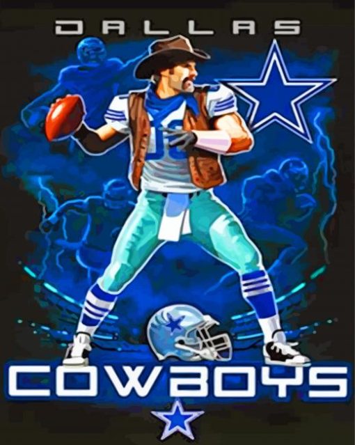 Dallas Cowboys Art paint by numbers
