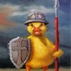 Warrior Little Duck paint by numbers