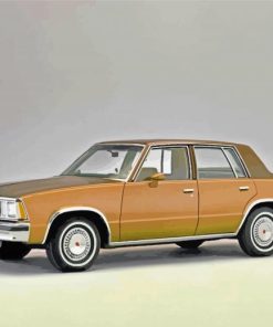 Chevy Malibu Old Car paint by numbers