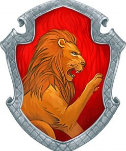 Gryffindor Illlustration paint by numbers