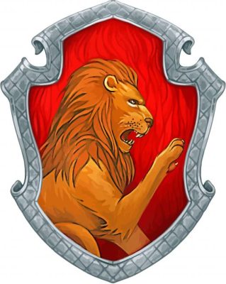 Gryffindor Illustration - Paint By Numbers - Num Paint Kit